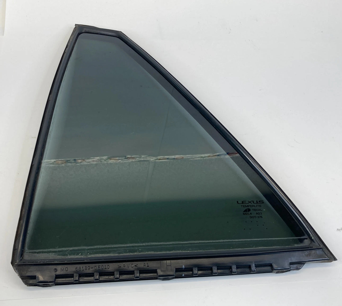 2007-2009 LEXUS RX350 REAR LEFT SIDE DOOR WINDOW FIXED GLASS 68189-0E010 OEM