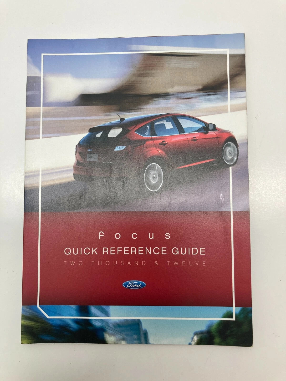 2012 12 FORD FOCUS WARRANTY GUIDE REFERENCE SUPPLEMET BOOKS SET W/ CASE OEM