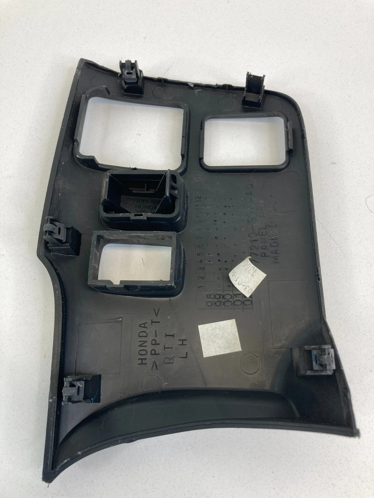 99-04 HONDA ODYSSEY LEFT DRIVER SIDE DASH MIRROR BEZEL TRIM PANEL 77210-S0X-A0