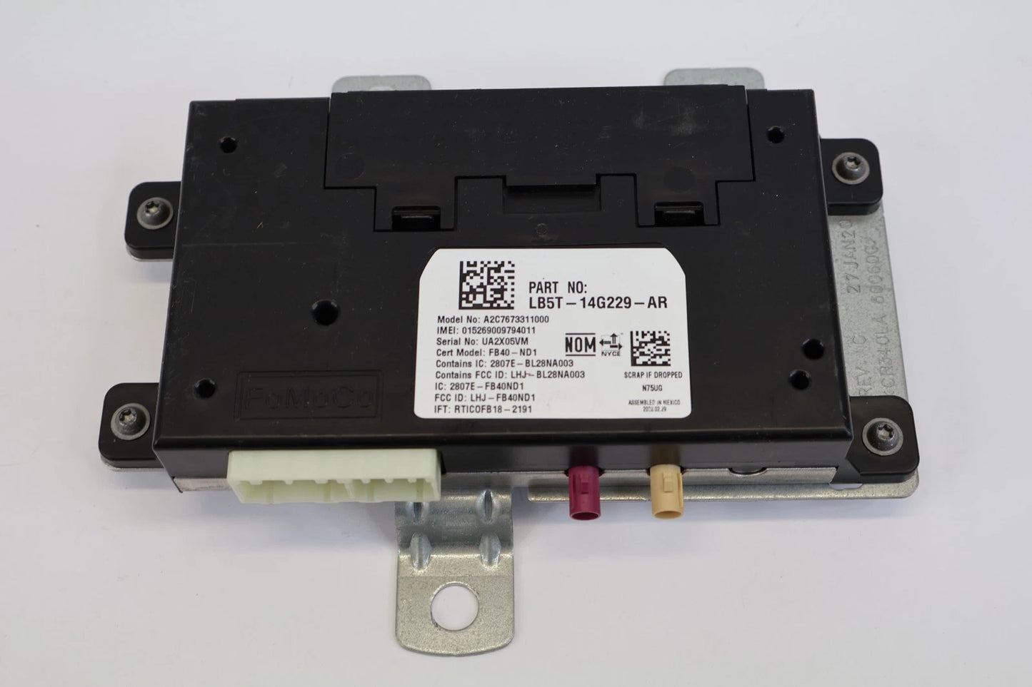 2020-2024 FORD EXPLORER TELEMATICS COMMUNICATION CONTROL MODULE LB5T-14G229-AR