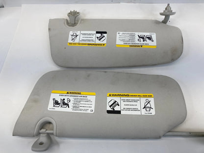 2007-2009 JEEP COMPASS LEFT & RIGHT SIDE SUNVISOR SUN VISOR VANITY SET PAIR OEM