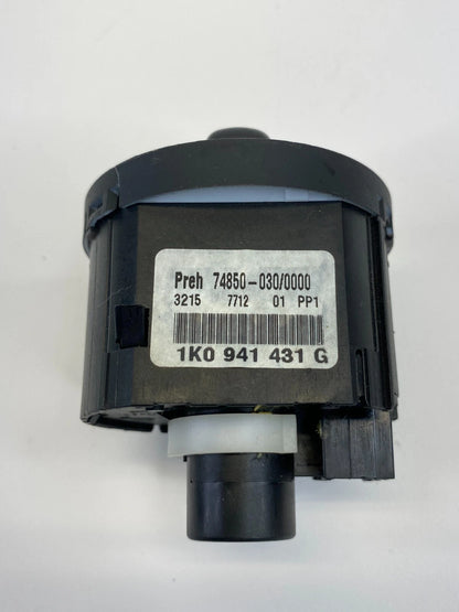 2006-2013 VOLKSWAGEN GTI DASH HEADLIGHT LAMP CONTROL SWITCH ASSY 1K0-941-431-G