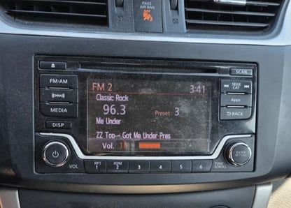 2015 NISSAN SENTRA AM/FM RADIO MP3/WMA 6-DISC CD PLAYER 28185-9MB0A OEM