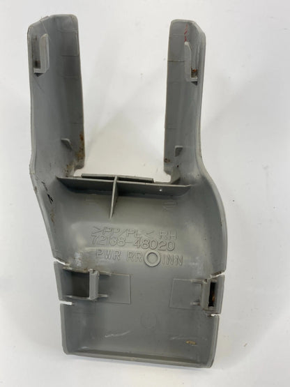 2006-2008 LEXUS RX400H RIGHT SEAT TRACK REAR INNER COVER TRIM CAP 72138-48020