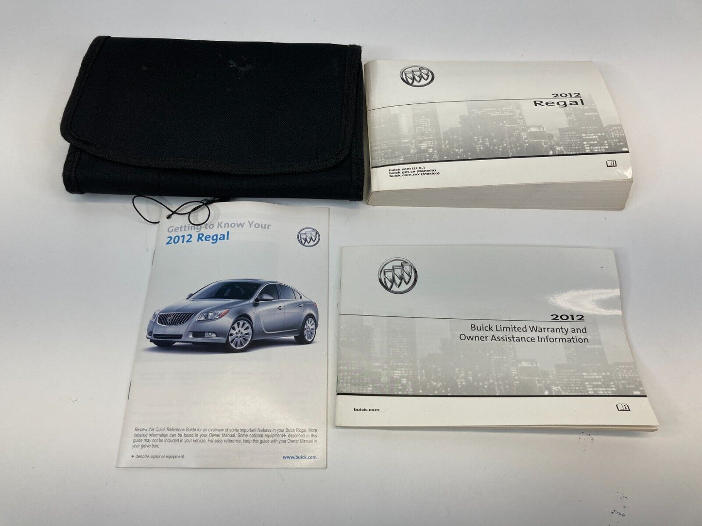 2012 12 Buick Regal Owner's Manual Guide Warranty Information w/ Case OEM