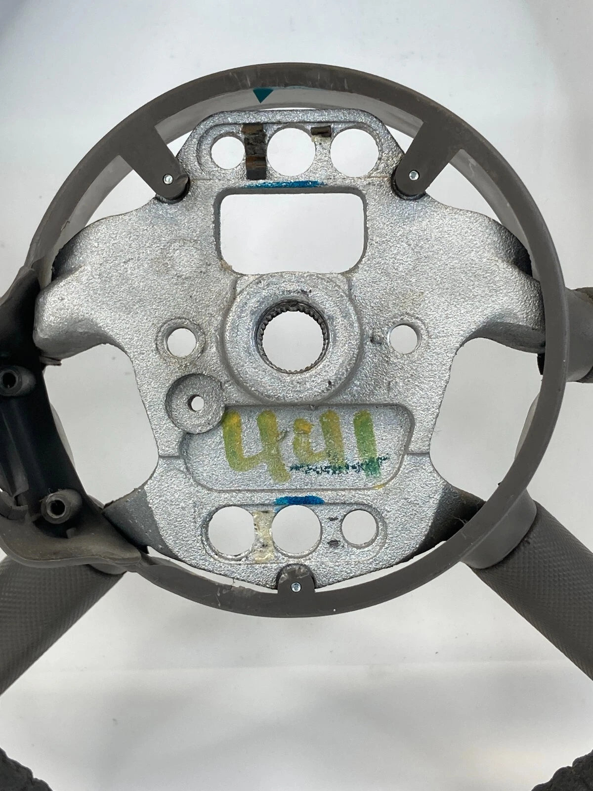 2001 2002 CHRYSLER PT CRUISER BLACK LEATHER STEERING WHEEL WITHOUT CONTROLS OEM