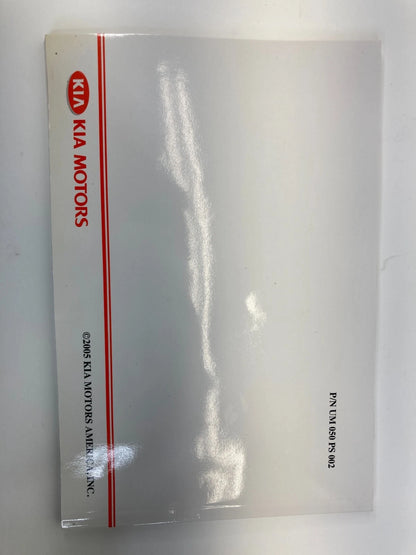 2005 05 KIA SORENTO OWNER'S OWNERS MANUAL GUIDE BOOK SET W/ CASE OEM