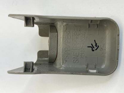 04-09 TOYOTA PRIUS FRONT RIGHT SEAT BACK TRACK END COVER CAP TRIM 72137-47030