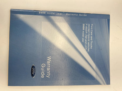 2009 FORD FLEX OWNERS OWNER´S MANUAL WARRANTY GUIDE NAVIGATION SYSTEM CASE OEM