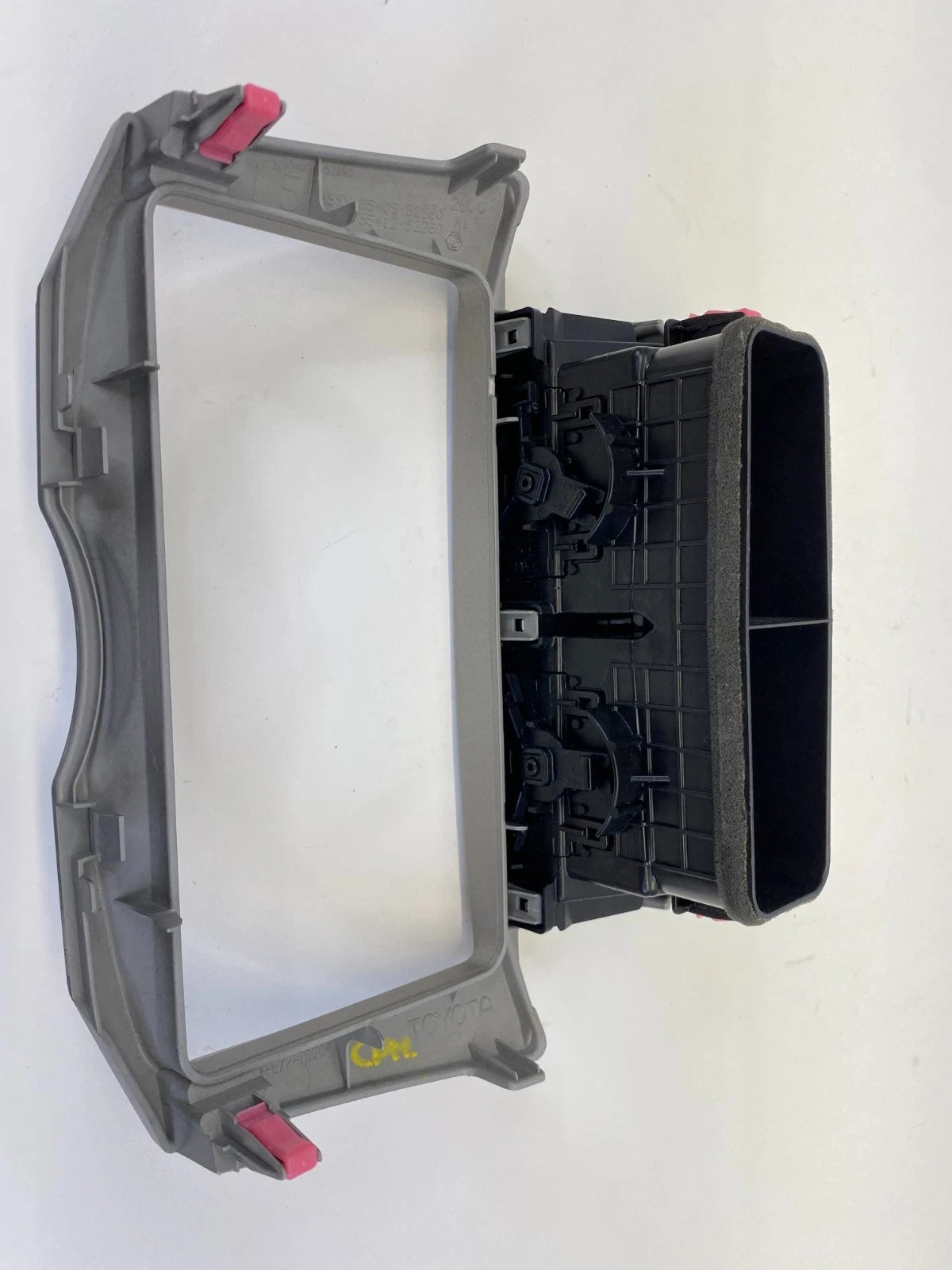 2008-2011 TOYOTA YARIS CENTER DASH AC AIR VENT & RADIO BEZEL TRIM 5540552580 OEM