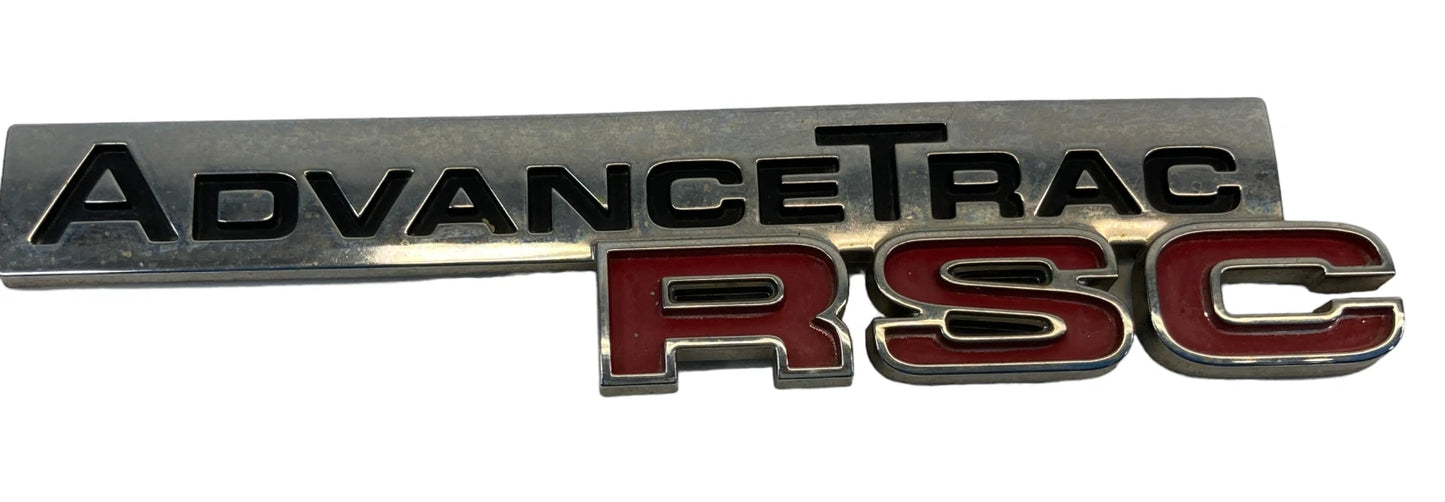 2006-2010 FORD EXPLORER REAR TRUNK ADVANCE TRAC RSC EMBLEM LOGO BADGE OEM