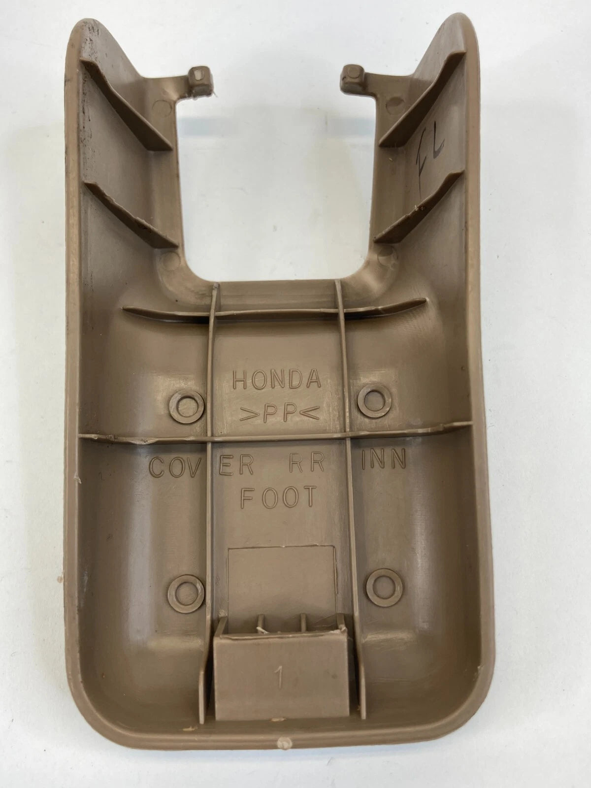 2002-2004 HONDA CR-V FRONT LEFT DRIVER SEAT RAIL TRACK COVER TAN OEM FACTORY