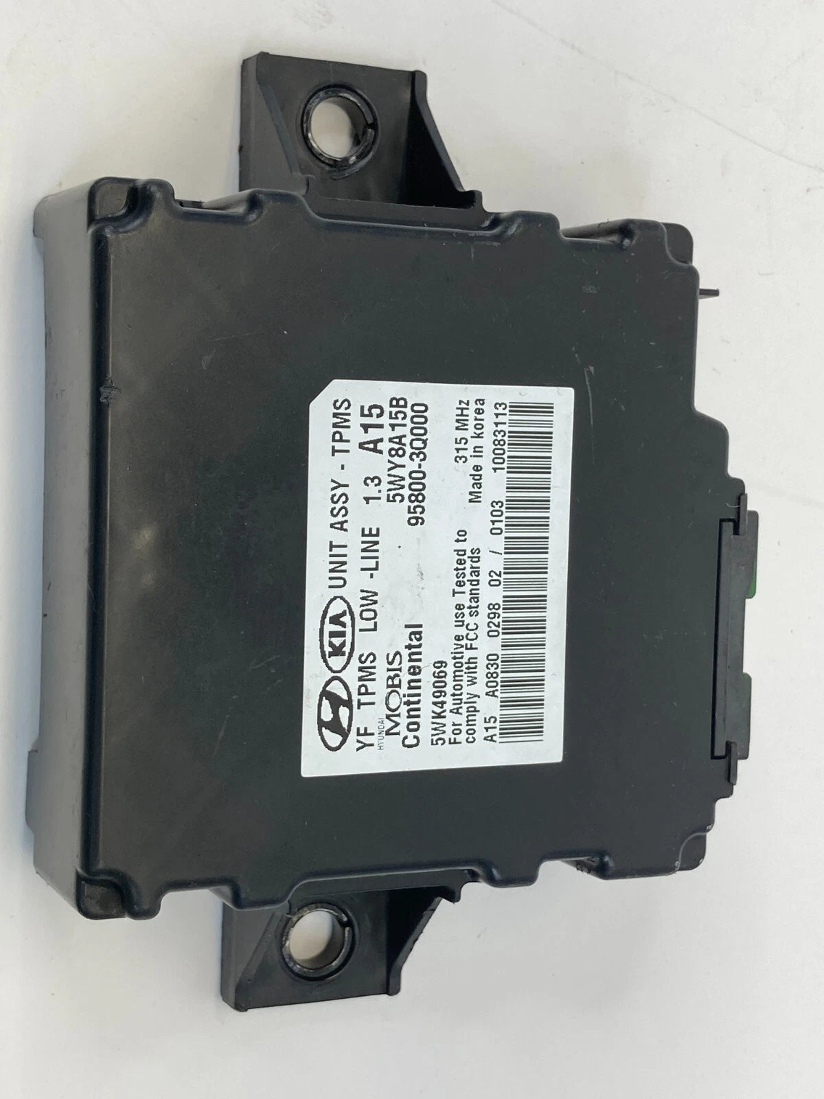11-14 HYUNDAI SONATA TPMS TIRE PRESSURE MONITOR CONTROL MODULE 95800-3Q000 OEM