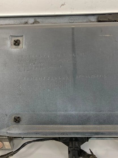 1995-1998 JEEP GRAND CHEROKE REAR TRUNK LICENSE PLATE HOLDER GARNISH MOLDING OEM