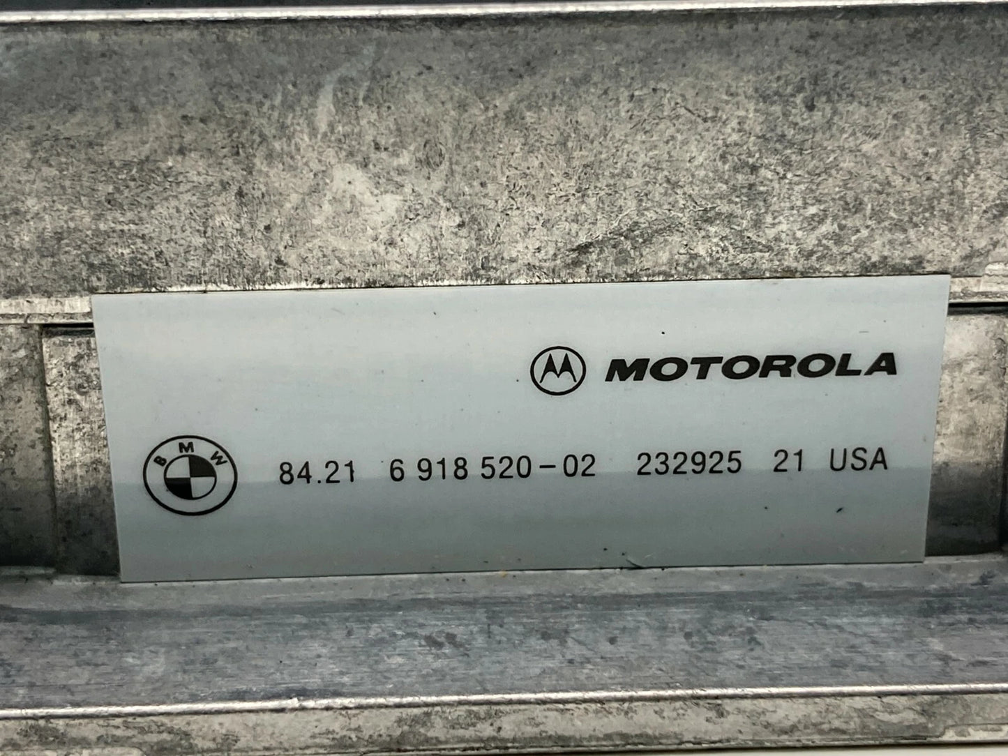 02-05 BMW 745I ANTENNA AMPLIFIER PHONE COMMUNICATION COMPENSATOR MODULE 8YN9102A