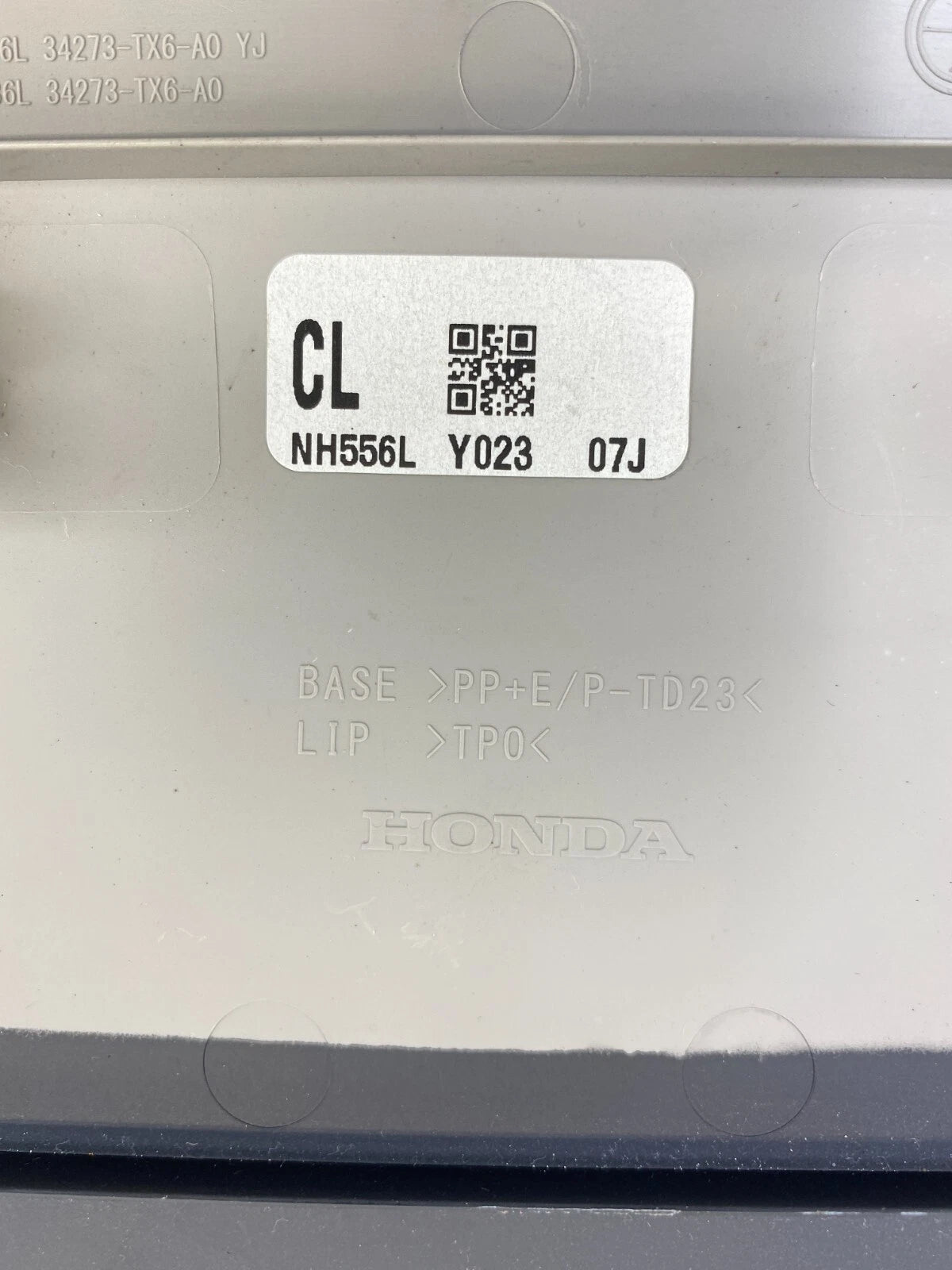 2013-2015 ACURA ILX THIRD BRAKE LIGHTS COVER REAR UPPER OEM FACTORY 34273-TX6-A0