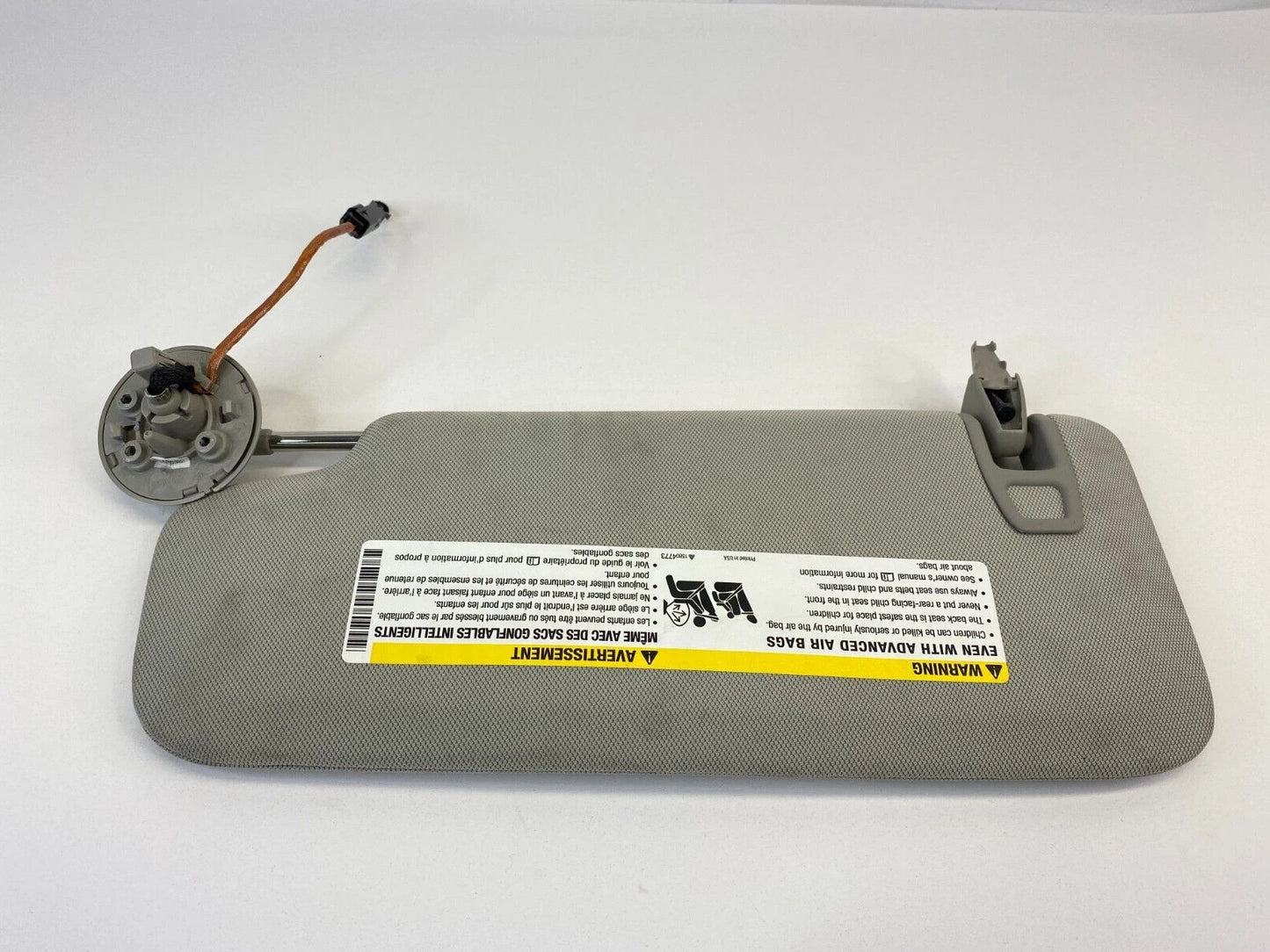 2013-2016 CHEVROLET MALIBU ROOF RIGHT PASSENGER SIDE SUNVISOR SUN VISOR SHADE