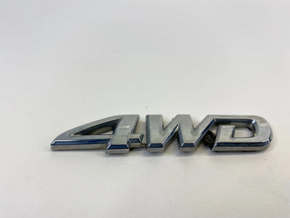 06-12 TOYOTA RAV4 REAR RIGHT SIDE TRUNK LID DOOR LOGO EMBLEM BADGE CHROME OEM