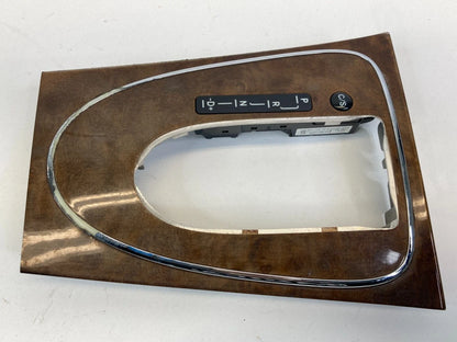 03-06 MERCEDES-BENZ E320 CENTER CONSOLE SHIFTER BEZEL TRIM PANEL A-211-680-52-36