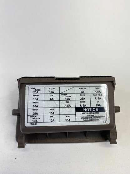 97-01 TOYOTA CAMRY DASH LEFT STORAGE COIN POCKET FUSE COVER TRIM 55455-AA010