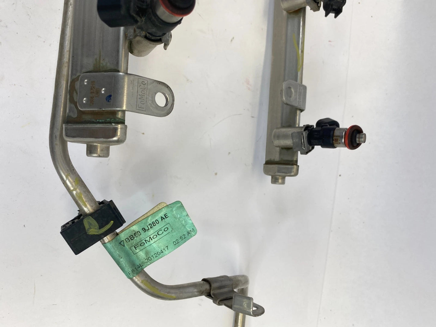 11-19 FORD EXPLORER 3.5L V6 FUEL RAIL WITH INJECTORS ASSEMBLY OEM BB53-9J280-AE
