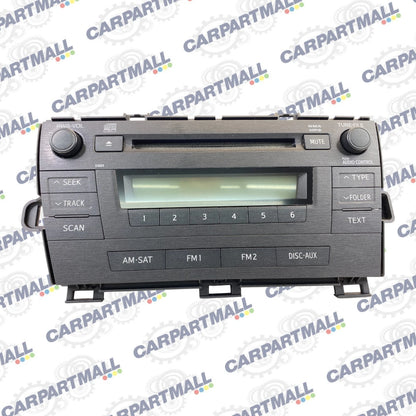 2010 2011 TOYOTA PRIUS RADIO RECEIVER CD DISC PLAYER MP3 WMA UNIT 8612047290 OEM