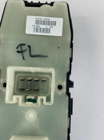 08-14 DODGE AVENGER LEFT DRIVER MASTER POWER WINDOW CONTROL SWITCH 04602780AD