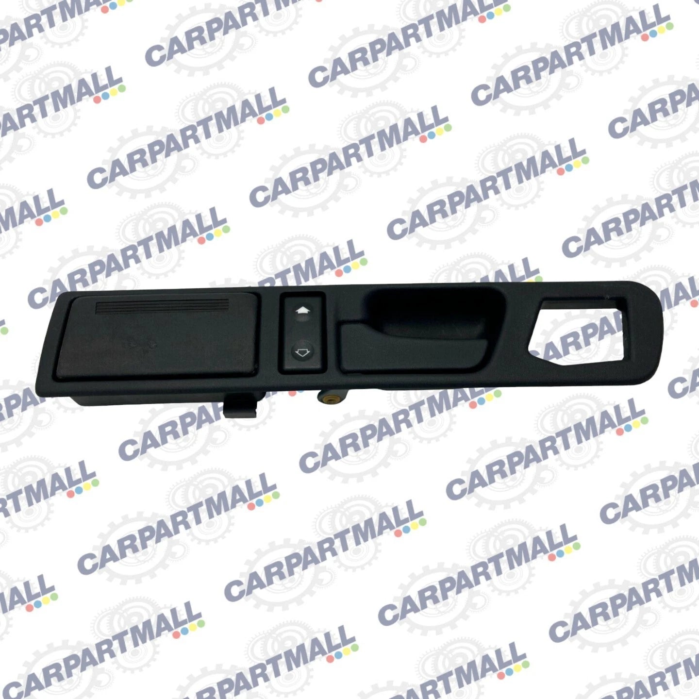 1994 1995 BMW 540I REAR LEFT INTERIOR INNER DOOR HANDLE W/ WINDOW SWITCH & BEZEL