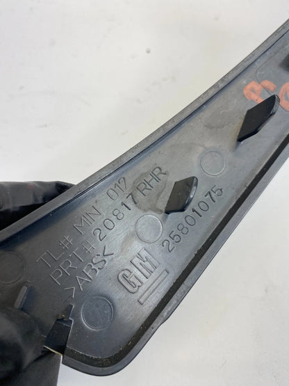 10-12 GMC ACADIA REAR RIGHT SIDE INTERIOR DOOR PULL HANDLE TRIM BEZEL 25801075