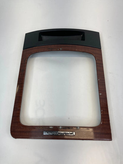 2005-2007 JEEP GRAND CHEROKEE CENTER CONSOLE SHIFTER BEZEL TRIM WOOD OXH38TRMAD