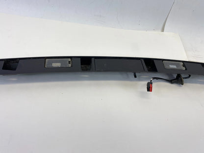 13-15 POLICE INTERCEPTOR UTILITY TAILGATE LICENSE PLATE TRUNK FINISH TRIM OEM