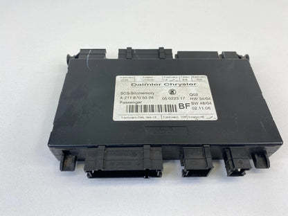 2006-2011 MERCEDES-BENZ ML350 FRONT RIGHT SEAT CONTROL MODULE OEM 2118705026