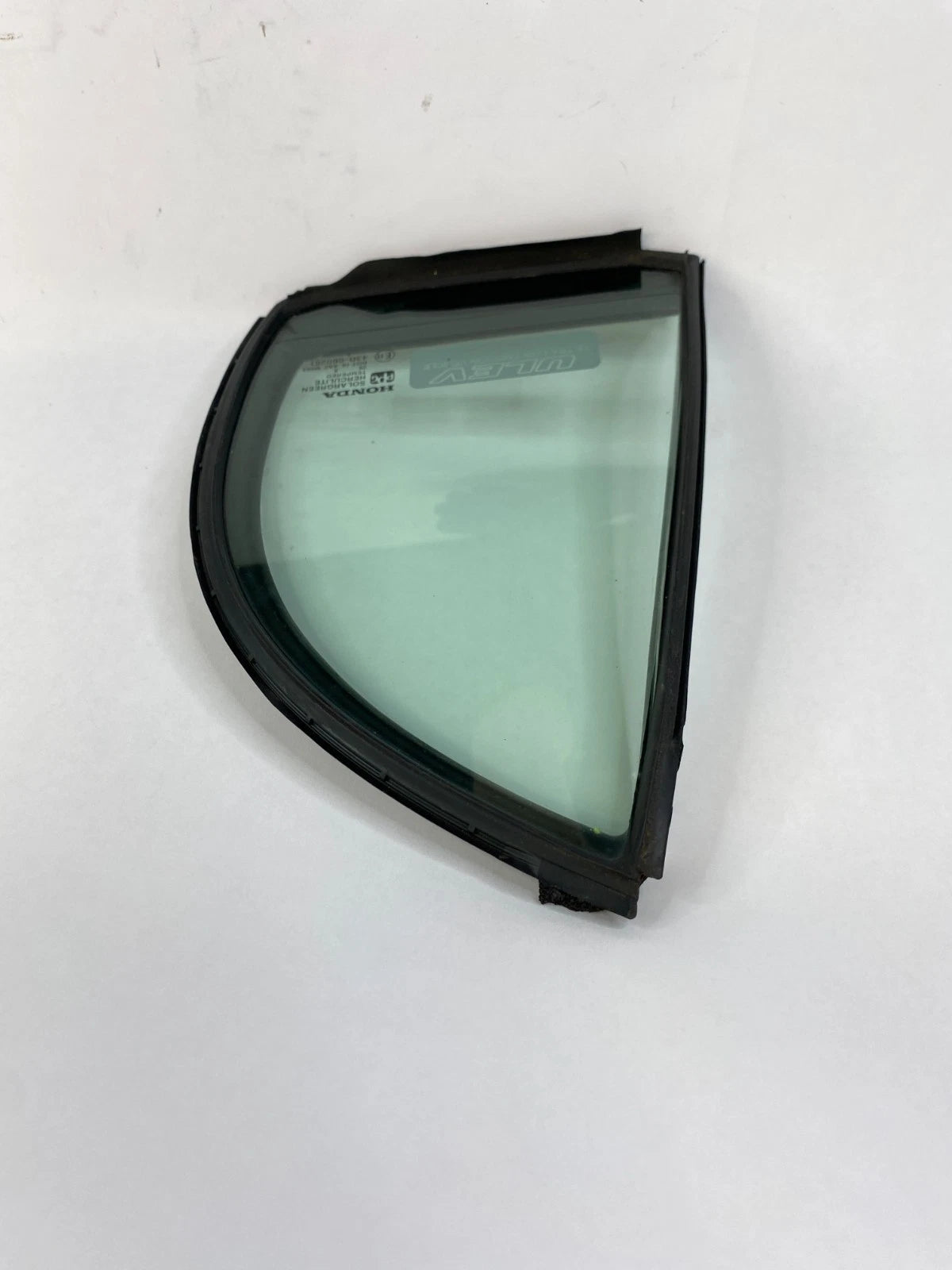 06-11 HONDA CIVIC REAR LEFT DOOR QUARTER WINDOW GLASS W/ WEATHERSTRIP 73491-SNE