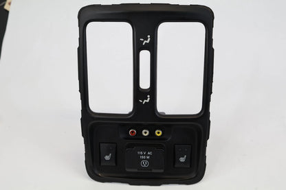 2011-2013 JEEP GRAND CHEROKEE REAR CENTER CONSOLE REAR PANEL W/ POWER OUTLET