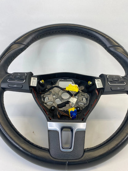 2010 VW PASSAT 2009-2017 VW CC STEERING WHEEL W/ CONTROL SWITCHES LEATHER OEM
