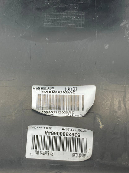 2013-2016 DODGE DART REAR CENTER CONSOLE END CAP COVER TRIM PANEL 1WV01DX9AC OEM