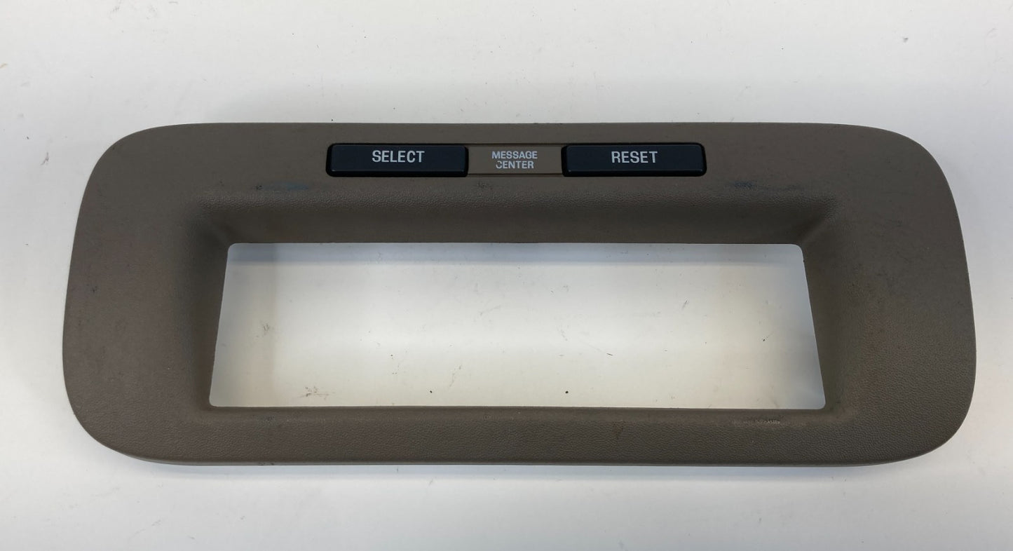 1998-2002 Lincoln Town Car A/C Heater Climate Control Cover Bezel Trim w/ Switch