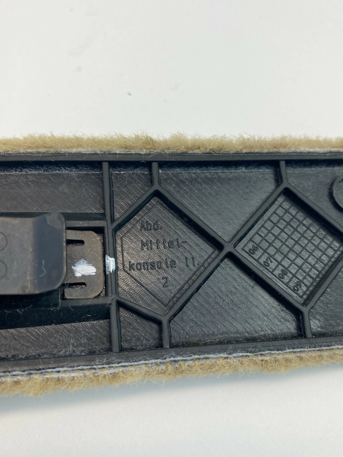 04 05 BMW 545I 04-07 525I FRONT LEFT SIDE CENTER CONSOLE CARPET TRIM PANEL OEM