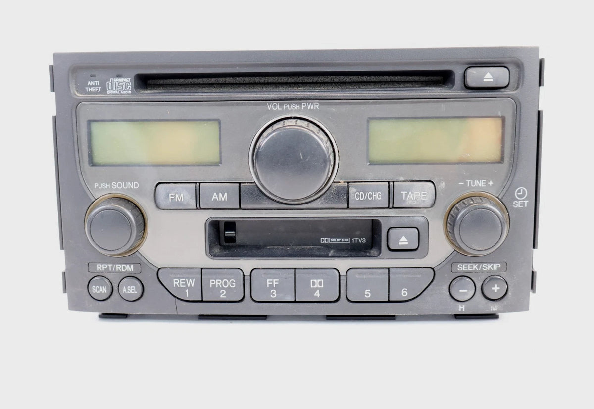2003-2005 HONDA PILOT AM FM CD CASSETTE RADIO STEREO PLAYER OEM 39100-S9V-A120