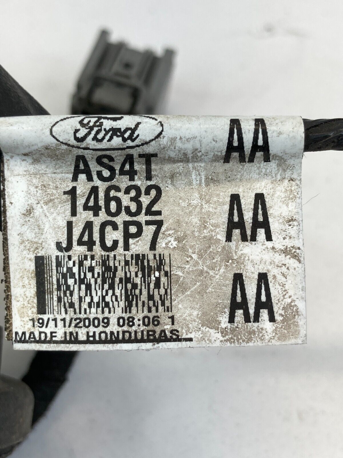 08-11 Ford Focus Rear Right Passenger Side Door Harness Wire AS4T-14632-J4CP7