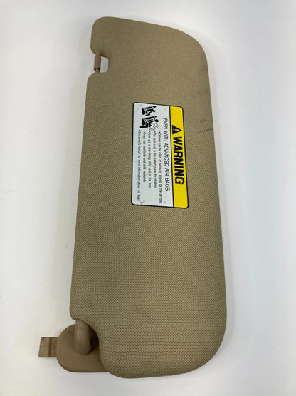 2011-2013 HYUNDAI ELANTRA FRONT RIGHT SIDE SUNVISOR SUN VISOR SHADE W/ MIRROR