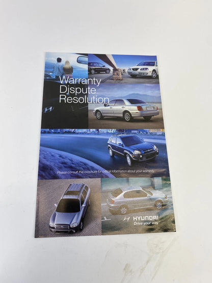 2008 HYUNDAI SANTA FE OWNERS OWNER'S GUIDE MANUAL BOOK INFORMATION SET W/ CASE