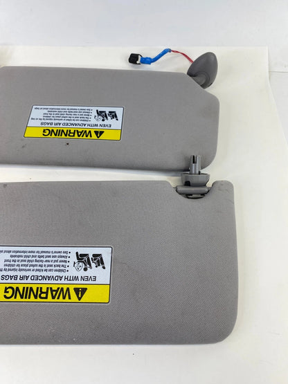 2008-2012 Honda Accord Left & Right Sunvisor Sun Visor Shade Set w/ Mirror OEM