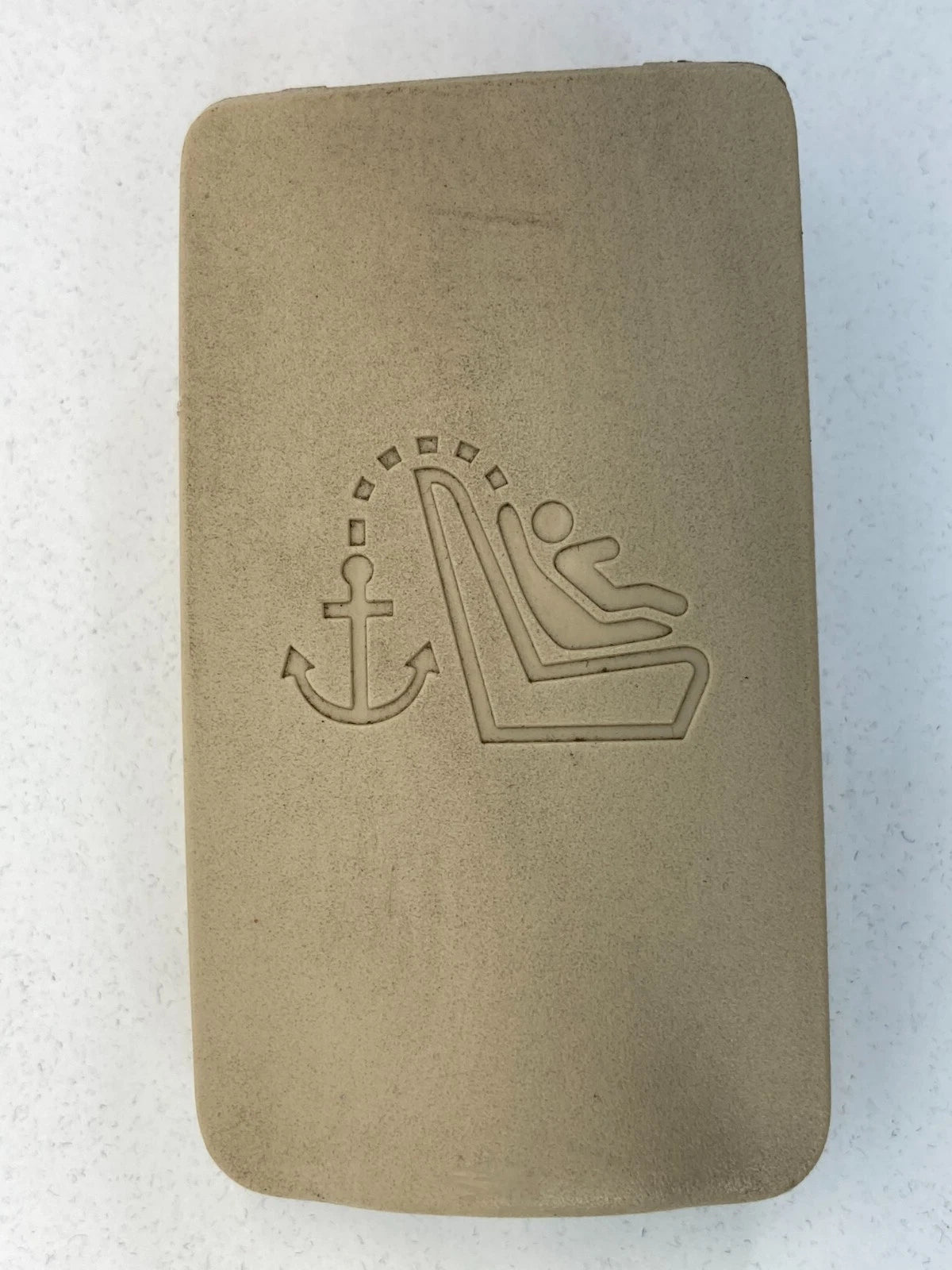 06-08 LEXUS IS250 08 IS F REAR SEAT CHILD RESTRAINT ANCHOR PLATE COVER TRIM OEM