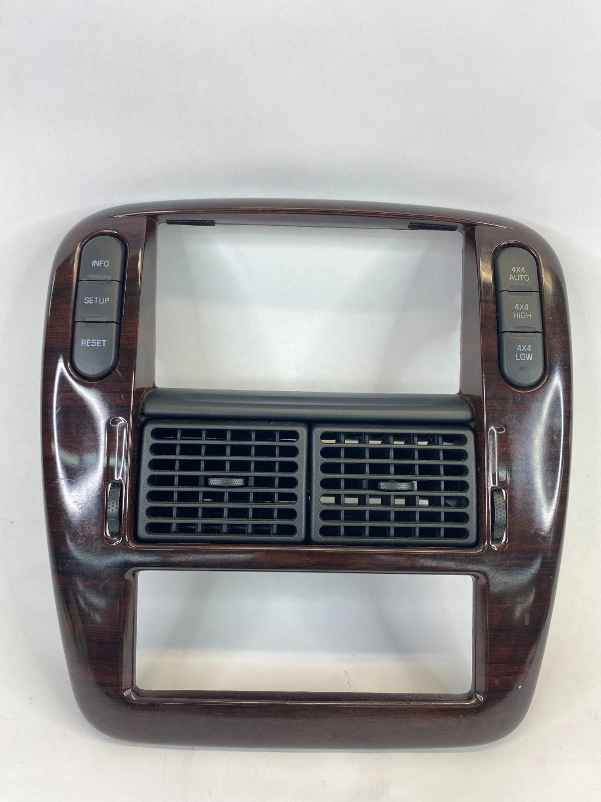 2002-2005 FORD EXPLORER DASH RADIO CLIMATE BEZEL COVER TRIM W/ SWITCHES AIR VENT