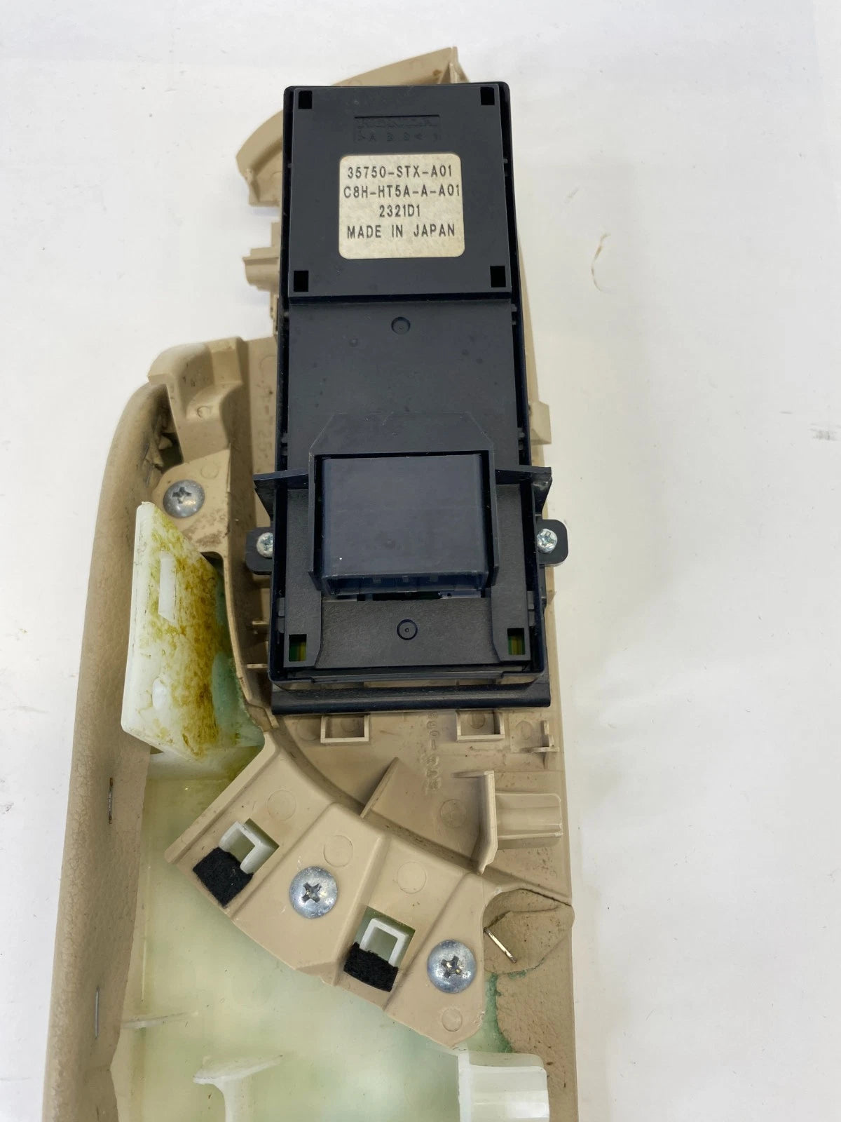 07-13 ACURA MDX FRONT LEFT MASTER WINDOW SWITCH W INNER ARMREST 35750STXA01 OEM