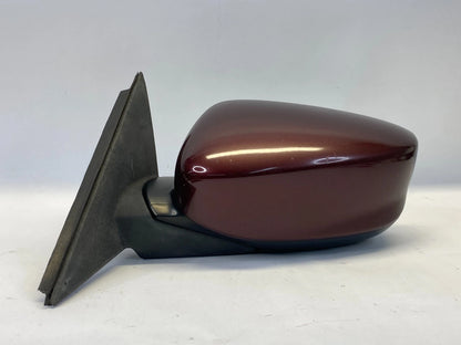 2008-2012 HONDA ACCORD SEDAN DRIVER LEFT SIDE POWER DOOR MIRROR RED PEARL OEM