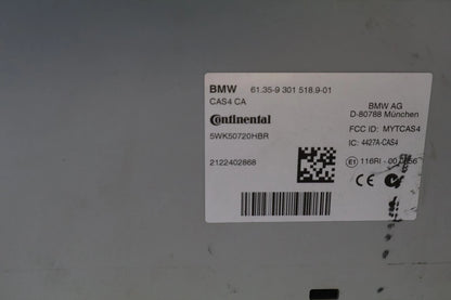 2011-2016 BMW 528I 535I CAS4 COMFORT ACCESS CONTROL MODULE UNIT 61359301518 OEM