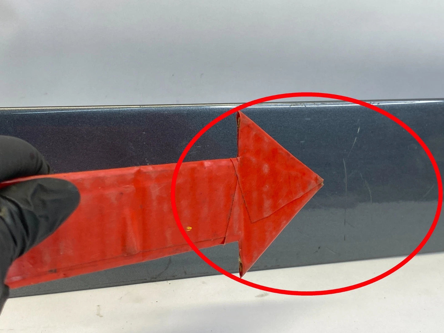 2005-2010 HONDA ODYSSEY REAR RIGHT SIDE SLIDING DOOR RAIL TRIM COVER 72549-SHJA