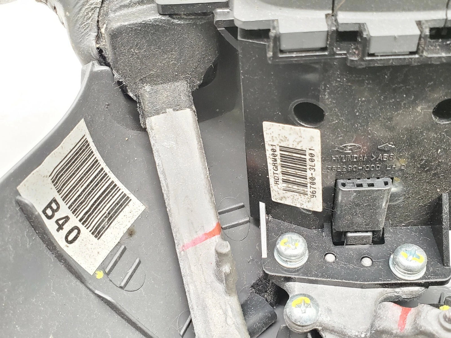 2007 2008 HYUNDAI AZERA STEERING WHEEL W/ CRUISE & RADIO CONTROL GREY WOOD OEM